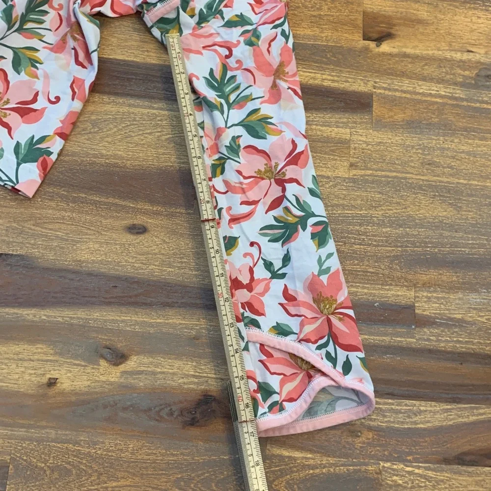 Garnet Hill Asian Wrap floral pajamas. Size small. - Picture 6 of 16